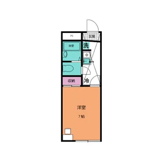 エクセレントハイム【1階】の間取り