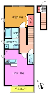 スプリングヒルズ【2階】の間取り