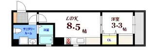 小町グランデ【5階】の間取り