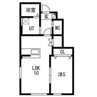 grand parace(グランドパレス)奥州II【1階】の間取り