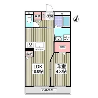 グラン ノワール(旧MQuarto見沼)【2階】の間取り