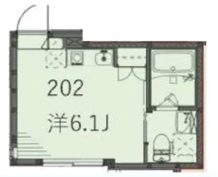 スタイルレジデンス中野【2階】の間取り