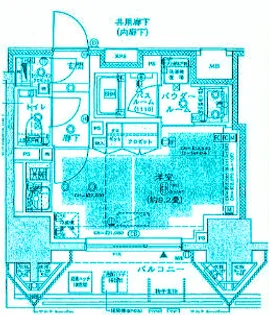 シティハウス目黒ザ・ツインNorth棟【5階】の間取り