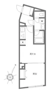アルティザ上野毛【1階】の間取り