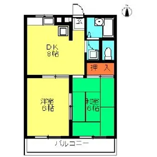 ラ・メゾン・リヴランA【3階】の間取り