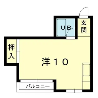 パークサイド新町【3階】の間取り