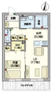 【シニア限定】ヘーベルVillageKUSU【1階】の間取り