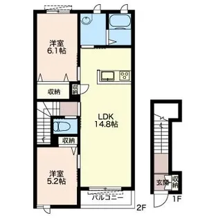 イル シエロ【2階】の間取り