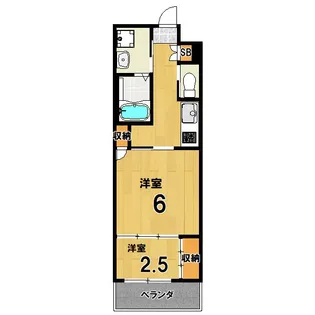 アクアプレイス京都聚楽第【4階】の間取り