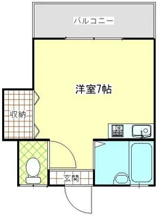 てのひら荘【2階】の間取り