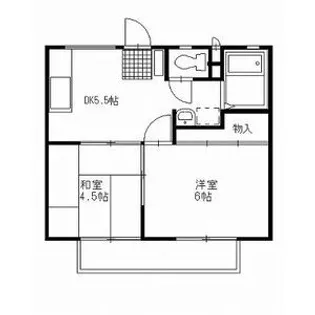 スズキハイツ【2階】の間取り