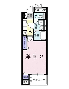 ボヌール ド レイ【1階】の間取り