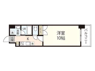 ラメール舟入【2階】の間取り