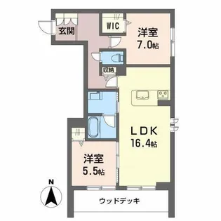 ShaMaison HEUVEL【3階】の間取り