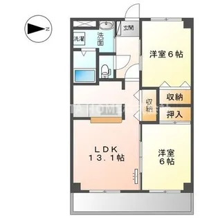 グランヴェール【1階】の間取り