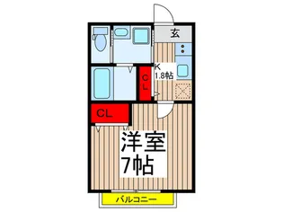 パセオグランデ花見川【2階】の間取り