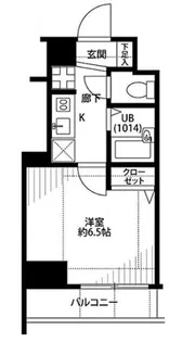 プレールドゥーク大森【3階】の間取り