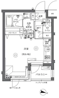 ZOOM中野坂上【5階】の間取り