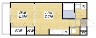 ジーメゾン福生加美平【3階】の間取り