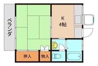 第二原喜荘【1階】の間取り