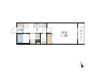 ラ・グラシューズ西船橋【2階】の間取り