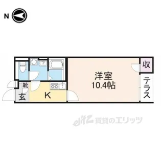 クレイノカンナ【1階】の間取り
