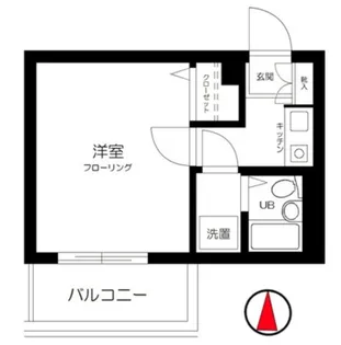 ノーブル西大井【2階】の間取り