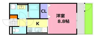 LE DOME西霞【1階】の間取り
