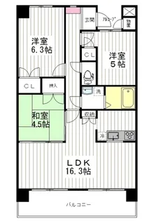 グレイス【4階】の間取り