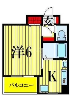 ヴァレッシア錦糸町シティ【6階】の間取り