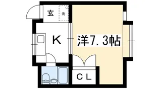 コーポ島祝【1階】の間取り