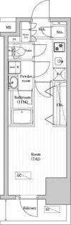 オーパスレジデンス武蔵小山【15階】の間取り