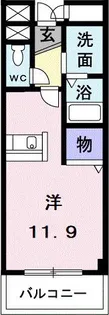 ドミール・ラフィネ【2階】の間取り