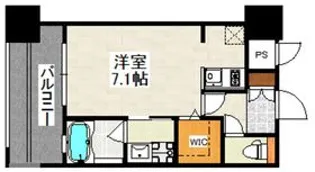 アソシアグロッツォ天神サウス【11階】の間取り