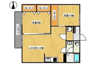 プレジールSUGU【1階】の間取り