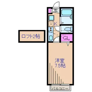 グリーンゲイブルス菊名【1階】の間取り