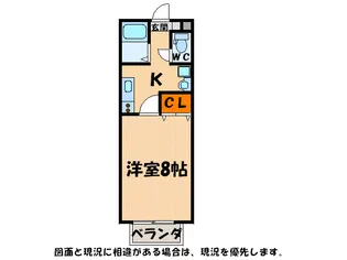 ハイツサンガーデン【1階】の間取り