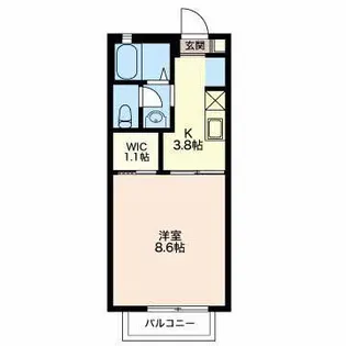 シャルマン山口 B棟【2階】の間取り