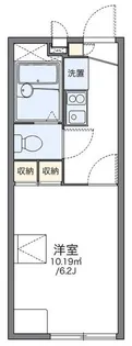 レオパレス城【1階】の間取り