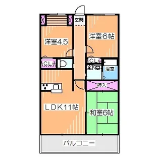 ルミナスコート【3階】の間取り