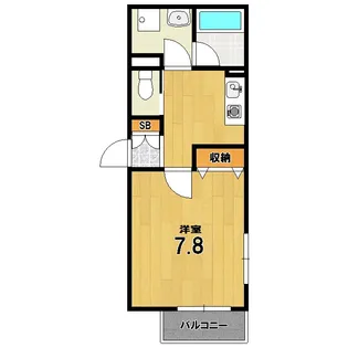 Espoir東寺【2階】の間取り