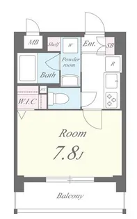 クレセント馬部【3階】の間取り