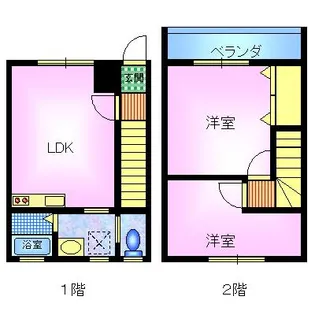 メゾン昴【1階】の間取り