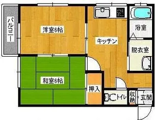 ウェルスィベル【2階】の間取り