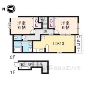 ポートパシフィック1【1階】の間取り