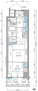 パークアクシス品川シーサイド【2階】の間取り