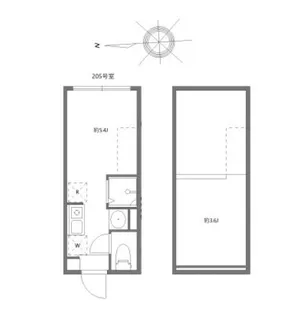 マルバ北赤羽【2階】の間取り