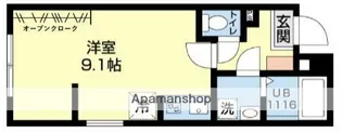 rcレジ亀戸【4階】の間取り
