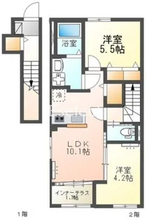 ISOLA【2階】の間取り
