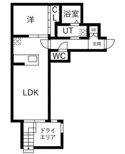 シエル中野坂上の間取り